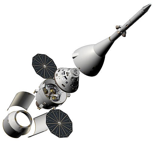 Orion spacecraft configuration