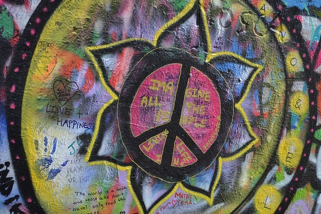 from a John Lennon wall