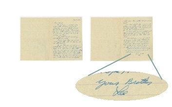 Lee Harvey Oswald Signed Letter