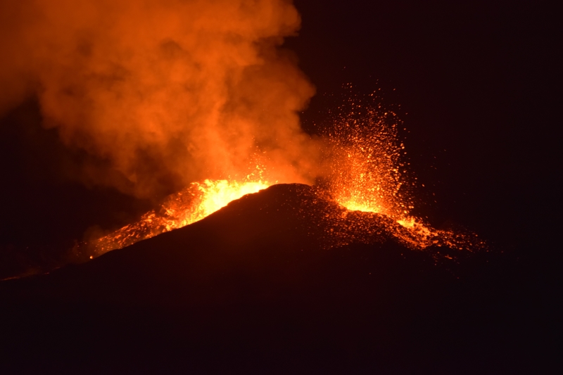 volcanic eruption